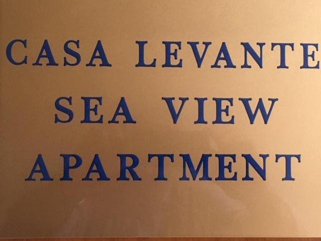 Casa Levante Sea View Apartment CTA Exteriér fotografie